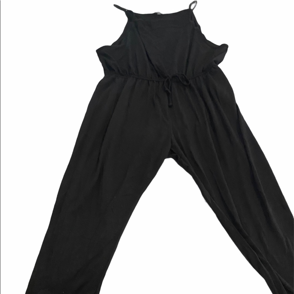 Woman’s black jumpsuit